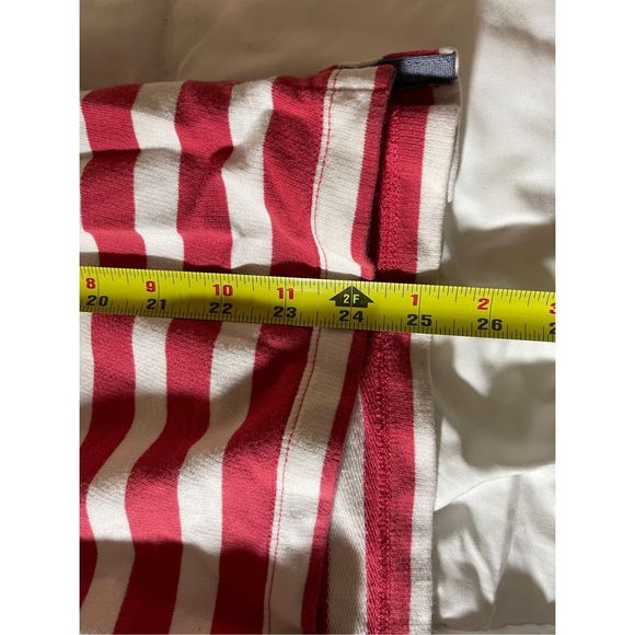 L.L. Bean Red and White Striped Sweater - Picture 3 of 7